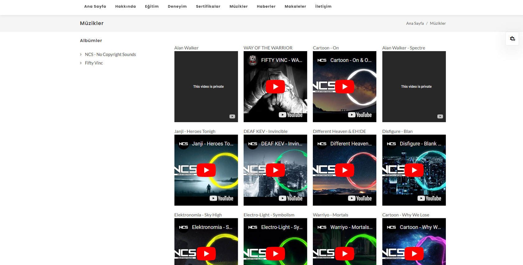 Kişisel Web Site Paketi